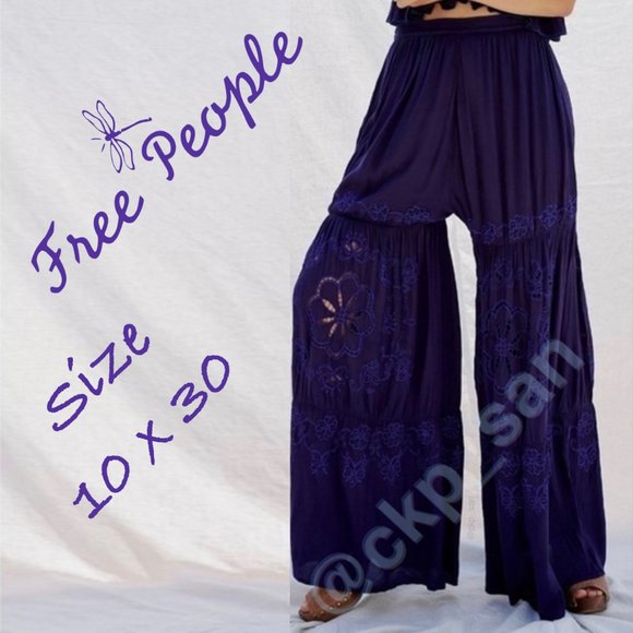 Free People Bali Ginger Moon Pant Size 10